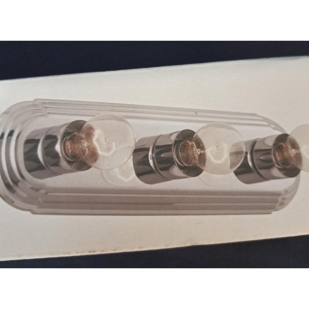 Project Source 3 Light 18" Chrome Vanity Light Bar 0606190